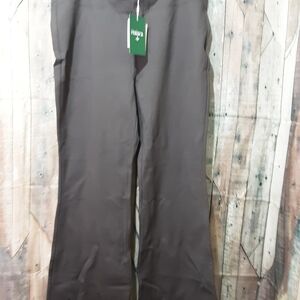 HALARA Dark Gray Straight Leg Women's Pants Large